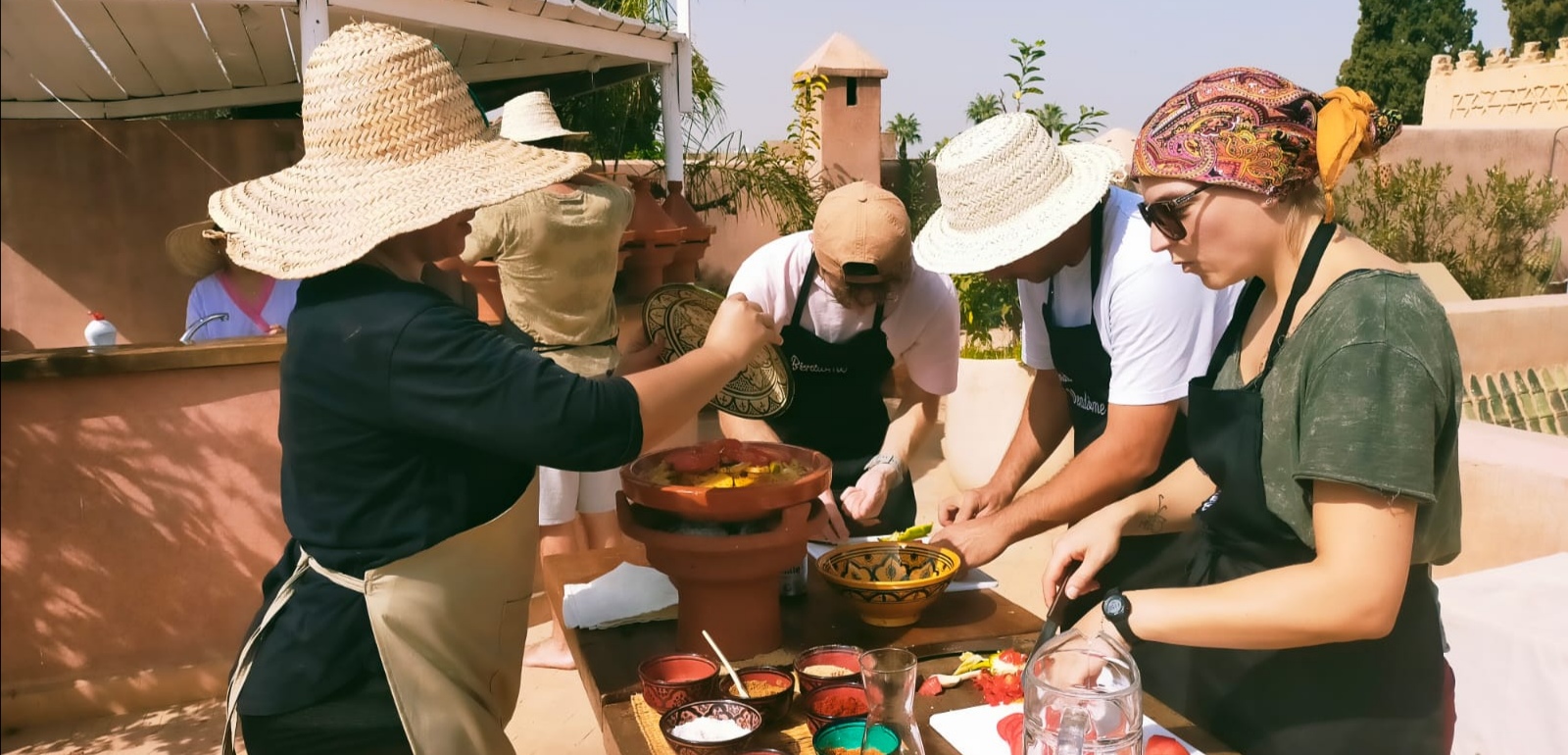 Cooking class in Marrakech for girls group bachelorette